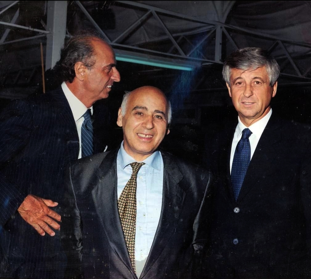 Michetti con Gianni Rivera
